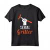 Griller seriale BBQ Smoker Grill Barbecue Chef Pit-master Maglietta - Regalo per amanti del barbecue - Perfetto per Natale, Compleanno o Feste