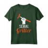 Griller seriale BBQ Smoker Grill Barbecue Chef Pit-master Maglietta - Regalo per amanti del barbecue - Perfetto per Natale, Compleanno o Feste
