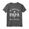 Miglior Papà al Mondo - Maglietta Festa del Papà 2023 Vintage per Uomini - Ideale come Regalo