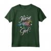 Cavallo Maglietta Ragazze Donne Equestre - Regalo Unico per Amanti dei Cavalli - Ideale per Compleanno o Equestri