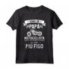 Idea Regalo Motociclistica per Papà Motociclista - Maglietta Costume da Motociclista - Ideale per Compleanno o Natale