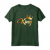 King Shirt Men Boys Matching Couples Him & Her Maglietta - Family Matching Shirt for Valentine's Day