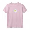 Fiore Margherita Bianca Moda Chic Casual Elegante per Donne - Maglia con Maniche Raglan - Ideale per Vacanze Estive e Occasioni Speciali