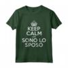 Keep Calm I'm The Groom - Maglietta con Cervo da Uomo per Feste di Addio al Celibato - Ideale come Regalo per lo Sposo e gli Amici