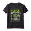 Il Miglior Papà del Mondo - Maglietta Compleanno per la Festa del Papà - Ideale per Regalo a Padre, Zio o Nonno