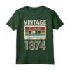 Decorazione di Compleanno Vintage 1974 - Maglietta 49 anni - Regalo Compleanno Uomo e Donna