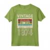 Decorazione di Compleanno Vintage 1974 - Maglietta 49 anni - Regalo Compleanno Uomo e Donna