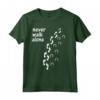 Mai Camminare da Sola - Tshirt per Cavallo per Donna - Maglietta per Amanti dei Cani e dei Cavalli - Ideale per Compleanni o Natale