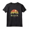 Camicia Vintage Skyline Roma - Maglietta Souvenir della Città Eterna - Idea Regalo Unica