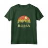 Camicia Vintage Skyline Roma - Maglietta Souvenir della Città Eterna - Idea Regalo Unica