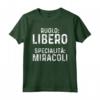 Pallavolo Volley Divertente Libero Maglietta - Ruolo Libero Specialità Miracoli - Ideale per Giocatori e Allenatori