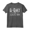 D-Day Shirt - Maglietta commemorativa della Seconda Guerra Mondiale - Ideale come regalo per appassionati di storia e veterani