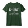 D-Day Shirt - Maglietta commemorativa della Seconda Guerra Mondiale - Ideale come regalo per appassionati di storia e veterani