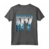 Cool Brooklyn Graphic Tshirt - New York City Skyline Maglietta - Stylish Brooklyn Tee for Fashion Enthusiasts