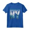Cool Brooklyn Graphic Tshirt - New York City Skyline Maglietta - Stylish Brooklyn Tee for Fashion Enthusiasts