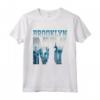 Cool Brooklyn Graphic Tshirt - New York City Skyline Maglietta - Stylish Brooklyn Tee for Fashion Enthusiasts