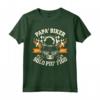 Papà Biker - Maglietta Festa del Papà per Padri Motociclisti - Ideale come Regalo per la Festa del Papà