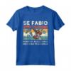 Se Fabio non può aggiustarlo nessuno può farlo Maglietta - Personalizzata con Nome Fabio - Regalo per Compleanno, Natale, Festa del Papà