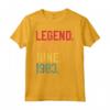 Legend Since June 1983 - 38th Birthday Vintage T-Shirt Classic Maglietta - Unique June Birthday Outfit Apparel