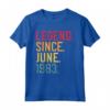 Legend Since June 1983 - 38th Birthday Vintage T-Shirt Classic Maglietta - Unique June Birthday Outfit Apparel