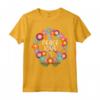 HapTiger | 60s 70s Hippie Costume T-Shirt Maglietta - PEACE LOVE Vintage Retro Shirt for Women, Men, Girls - Great Gift Idea
