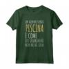 Regalo Divertente Uomo Donna - Maglietta con Frase Simpatica sulla Piscina e il Nuoto - Ideale per Festa del Papà o come Regalo Ironico per Nuotatori