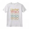 Vintage 1950 Retro Pop - Maglietta Compleanno 73 anni - Design Grafico Nato nel 1950