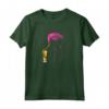 Fenicottero Rosa Bere Birra Divertente Flamingo Maglietta - Design Vintage per Amanti della Birra