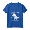 Donna Ora sono inarrestabile - Divertente dinosauro T-Rex Maglietta con Collo a V - Ideale per Bambini e Adulti - Acquista Online Vestito Dinosauro