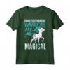 Tourette Syndrome Warriors Are Magical - Maglietta Sindrome di Tourette con Grafica Unicorno - Ideale per Supporto e Consapevolezza