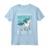 Tourette Syndrome Warriors Are Magical - Maglietta Sindrome di Tourette con Grafica Unicorno - Ideale per Supporto e Consapevolezza