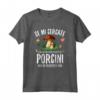 Frasi Spiritose Amante dei Porcini Fungaiolo Maglietta - T-shirt Divertente per Raccoglitori di Funghi - Ideale per Appassionati di Micologia