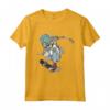 Dabbing Skeleton - Skating Skateboard Boy Skate Skateboarder Maglietta - Funny Halloween Skateboarder Tee - Great Gift Idea for Skaters