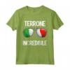 Italia Dialetto Italiano Terrone Incredibile Maglietta - Divertente Slang e Design per Uomini e Donne - Ideale per la Festa dell'Italia