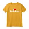 I LOVE HEART BARCELLONA SPAGNA CATALONIA Maglietta - Mostra il Tuo Amore per Barcellona - Ideale per Orgoglio e Radici in Spagna