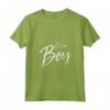 Donna Gender Reveal Shirt Cute Boy Announcement It's a Boy - Maglietta con Collo a V per la Rivelazione del Genere - Ideale per Festa e Regali