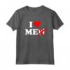 I love men me - I Heart Men Me Maglietta - Design Unico e Divertente per Donna