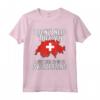 I Don't Need Therapy, I Need To Go To Switzerland - Bandiera della Svizzera Maglietta - Regalo Perfetto per Amanti della Svizzera - Ideale per Compleanni o Natale