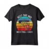 Maglia da Basket Migliore Allenatore Papà - Camicia da Basket per la Festa del Papà - Ideale per Allenare sul Campo