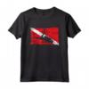 Scuba Diving Flag Vintage Divers Gift Maglietta - Explore, Dream, Discover - Perfect Dive Gift Idea
