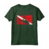 Scuba Diving Flag Vintage Divers Gift Maglietta - Explore, Dream, Discover - Perfect Dive Gift Idea