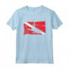 Scuba Diving Flag Vintage Divers Gift Maglietta - Explore, Dream, Discover - Perfect Dive Gift Idea