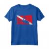 Scuba Diving Flag Vintage Divers Gift Maglietta - Explore, Dream, Discover - Perfect Dive Gift Idea