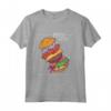 Hamburger Anatomy Divertente T-shirt - Ideale per Regalo Festa del Papà o Compleanno - Per Ingegneri IT e Amanti del Fast Food