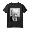 Foto Segnaletica di Trump - Maglietta con Foto Segnaletica di Donald Trump - Collezione HapTiger - Donna
