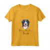 BERNESE MOUNTAIN MOM - Maglietta Bovaro del Bernese con Collo a V - Regalo divertente per amanti dei cani