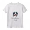 BERNESE MOUNTAIN MOM - Maglietta Bovaro del Bernese con Collo a V - Regalo divertente per amanti dei cani