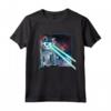 Laser Eyes Space Cat - Divertente Kitty 3D Occhiali T-shirt Regalo per Amanti dei Gatti - Ideale per Rientro a Scuola, Compleanno e Natale