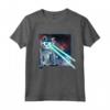 Laser Eyes Space Cat - Divertente Kitty 3D Occhiali T-shirt Regalo per Amanti dei Gatti - Ideale per Rientro a Scuola, Compleanno e Natale