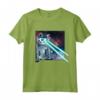 Laser Eyes Space Cat - Divertente Kitty 3D Occhiali T-shirt Regalo per Amanti dei Gatti - Ideale per Rientro a Scuola, Compleanno e Natale